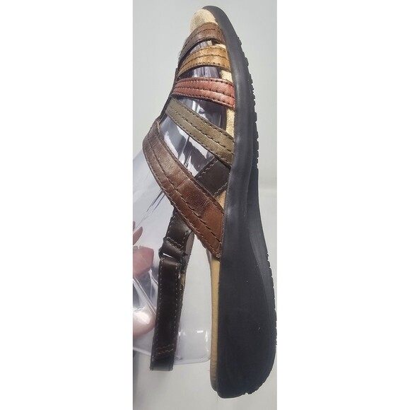 Earth Spirit Carlisle Brown Leather Sandal Sz 7.5 Open Toe Gelron 2000 Classic - Picture 7 of 12